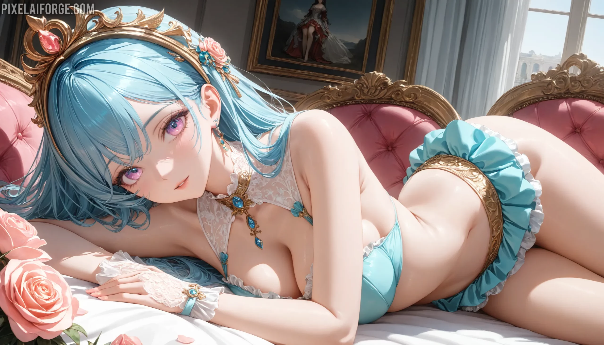 Mujeres-desnudas-Armida-desnuda-en-la-playa_2