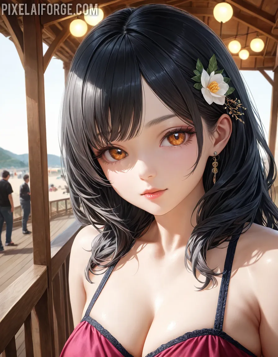 Arte-Anime-Exclusivo-Caloroso-Dia-de-Playa_3