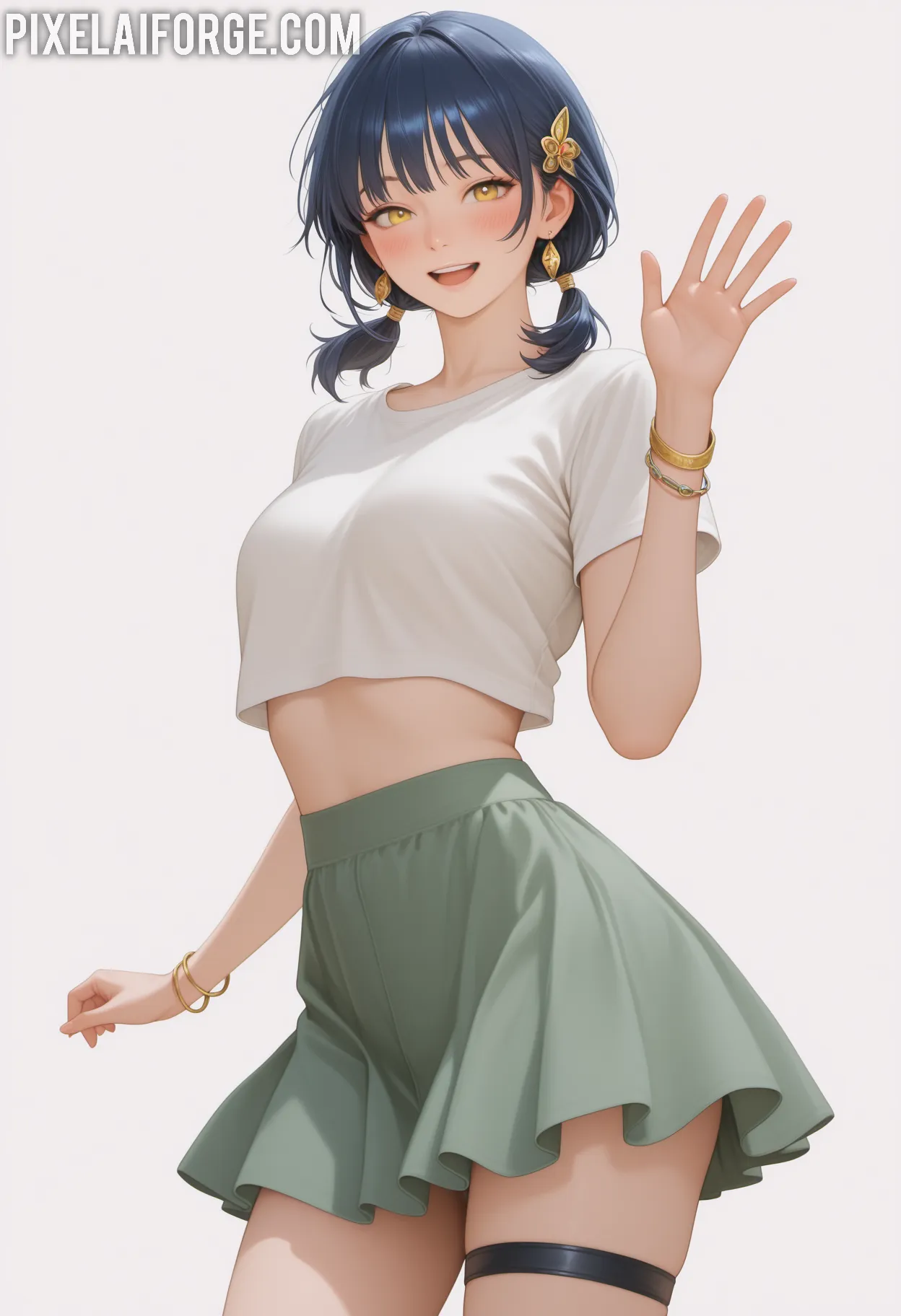 Arte-Anime-Exclusivo-Personaje-en-Vestido-rojo_6