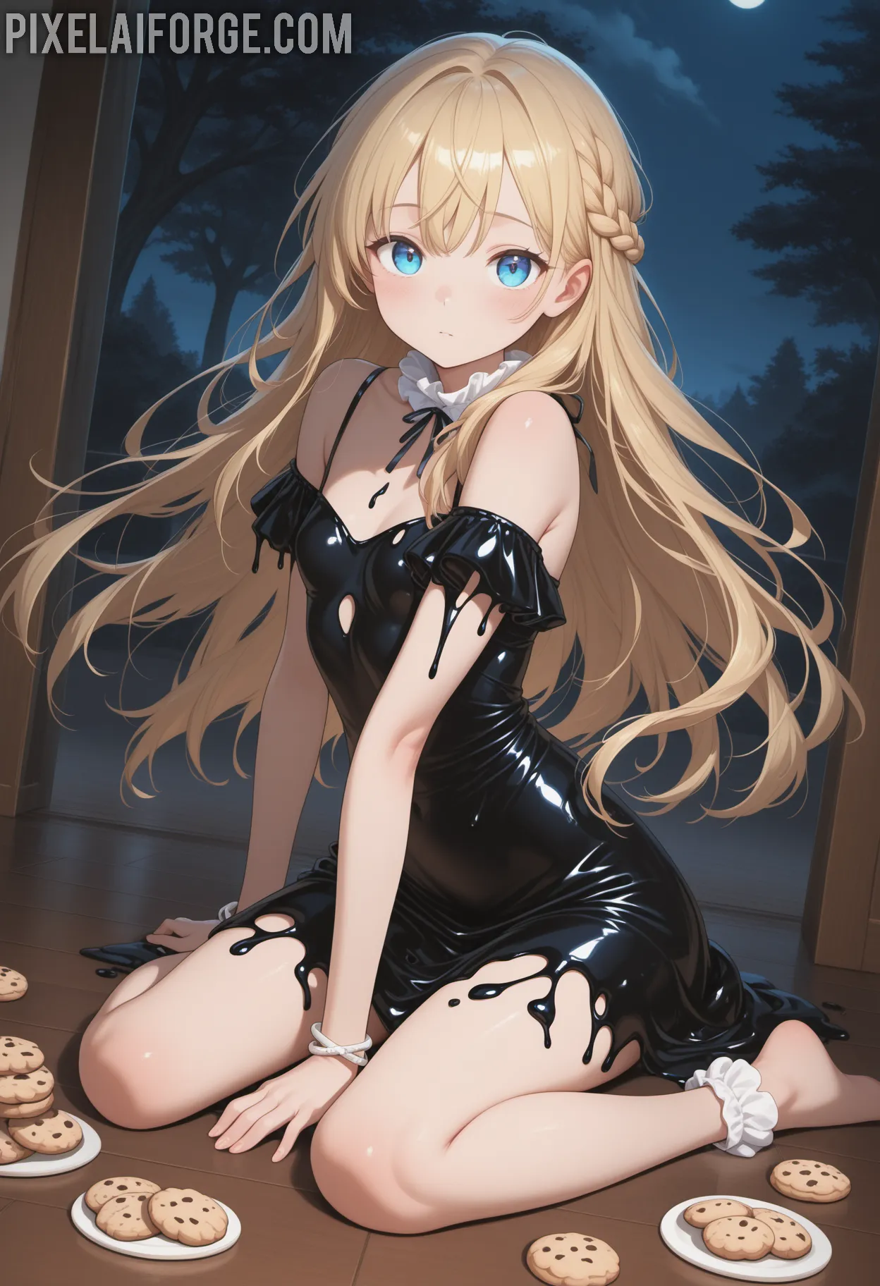 Ashlynn-Brooke-Blonde-Nude-in-red-lingerie_3