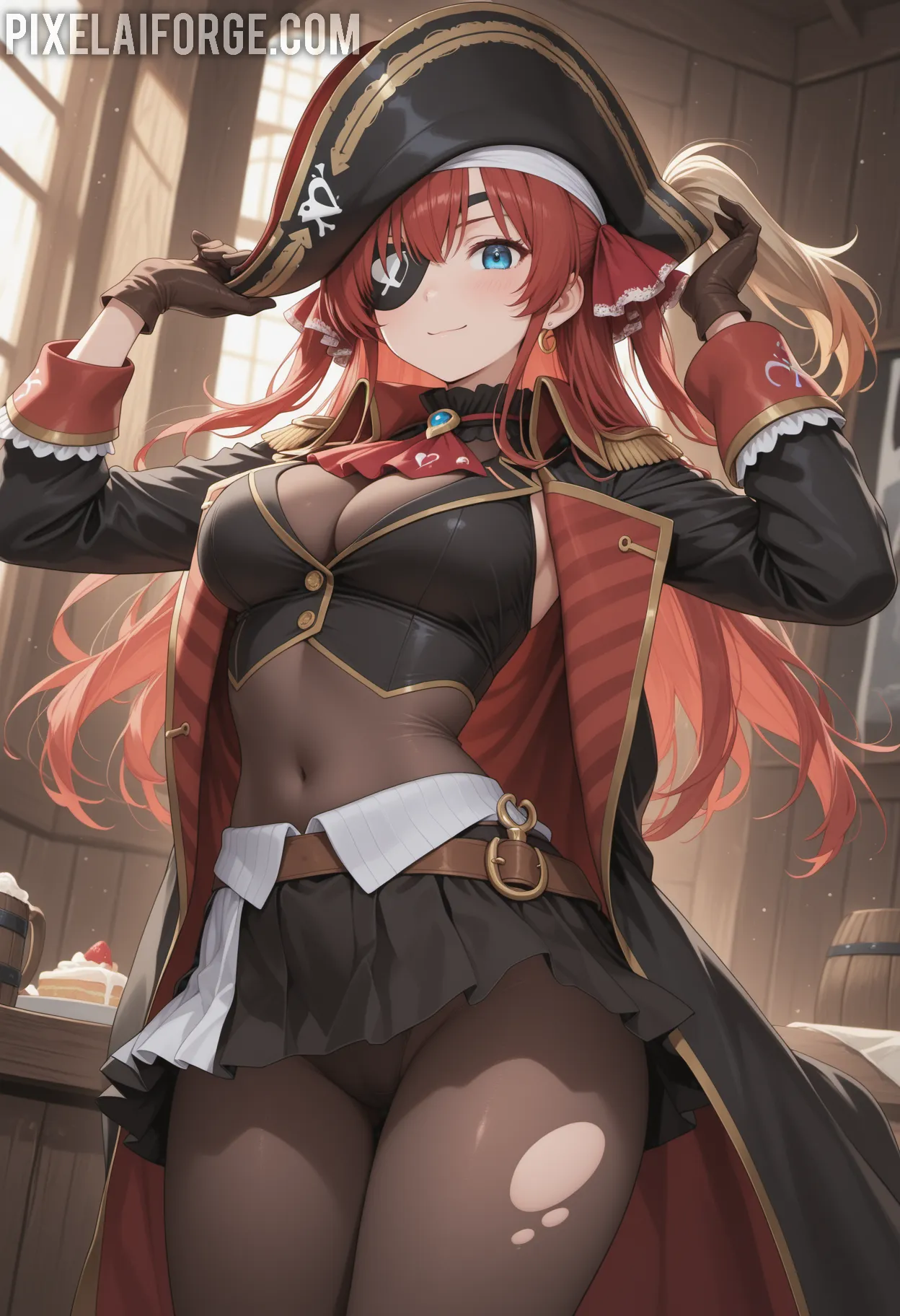 Extravagante-rubia-espanola-en-lenceria-roja_1