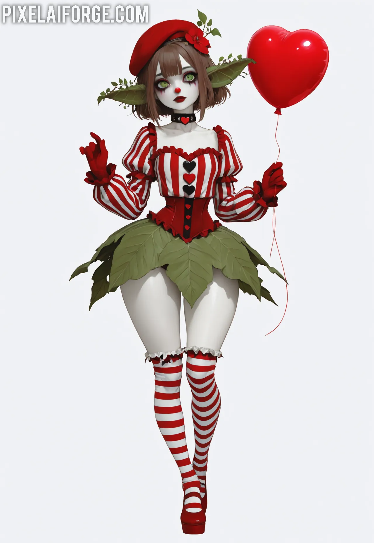 Adel-Morel-with-Outie-Belly-Button-Wearing-Bikini_1