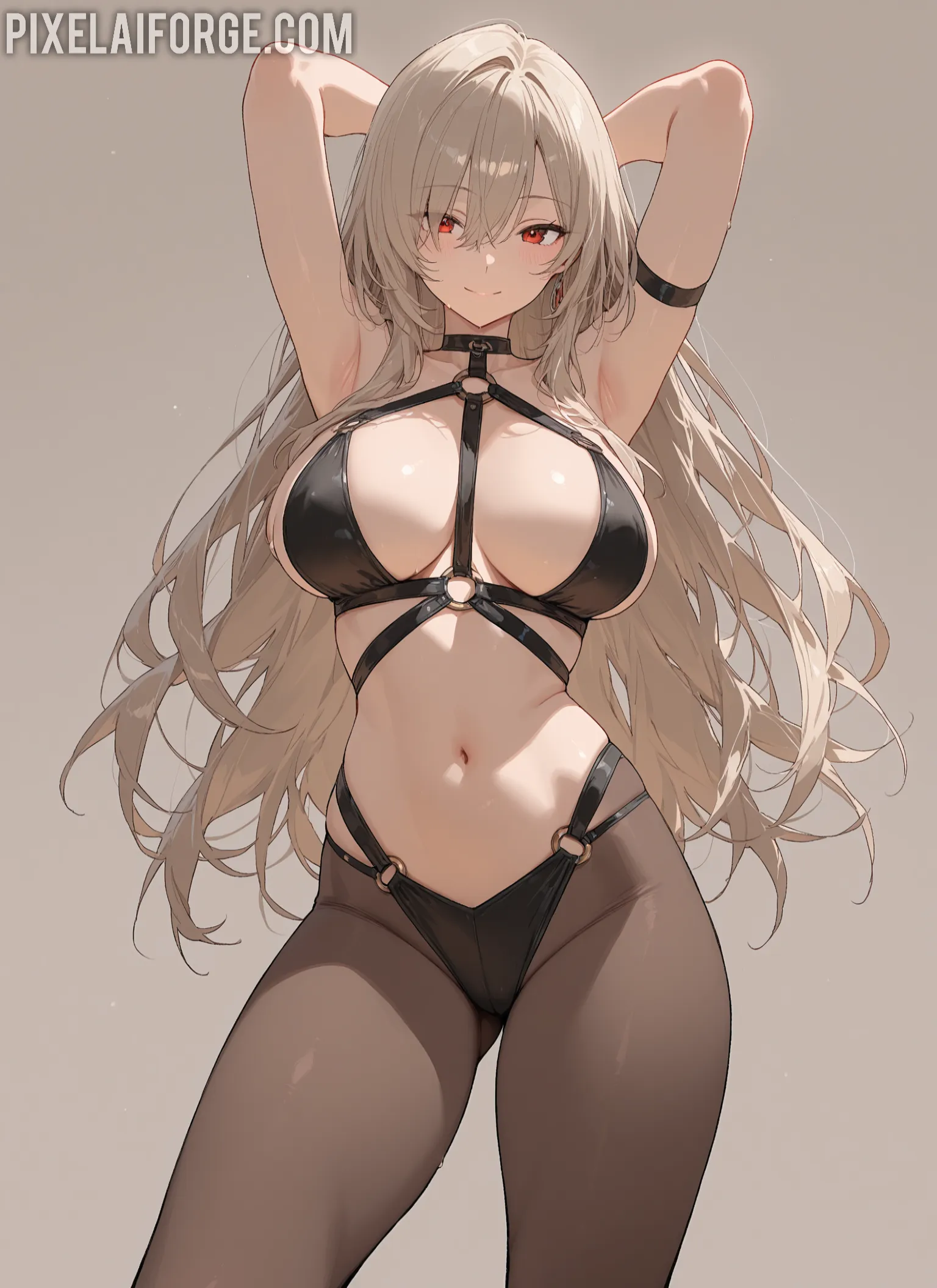 Adel-Morel-with-Outie-Belly-Button-Wearing-Bikini_4