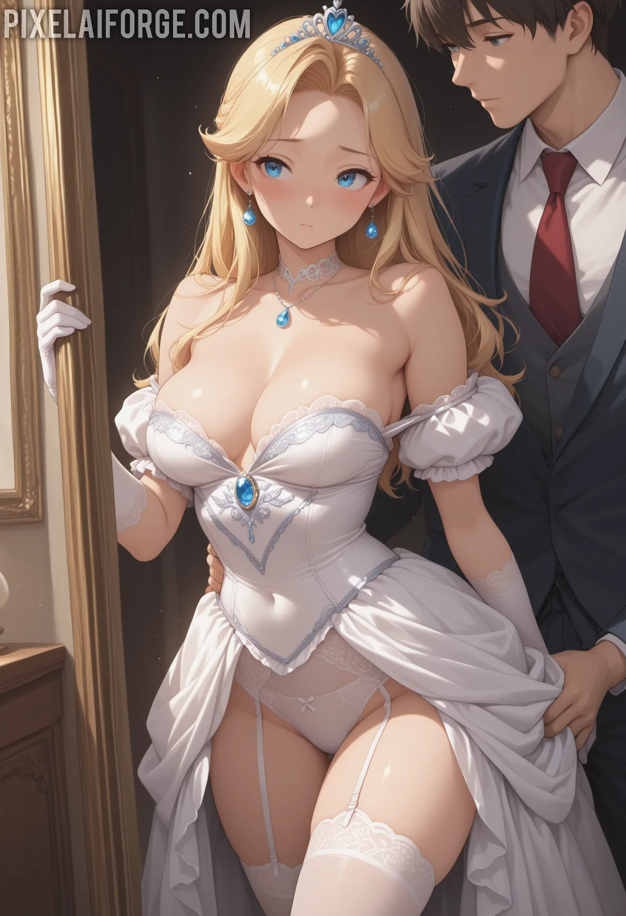 Amateur-Shaved-Kate-with-Freckles-Wearing-Stockings-Enjoying-Groupsex_9