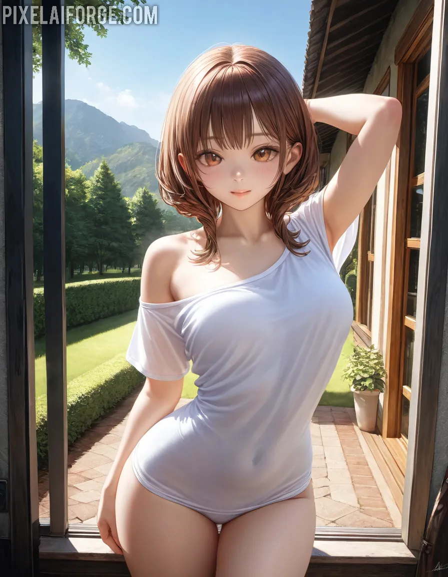 Babe-Bianca-Beauchamp-with-Fake-Tits-Wearing-Platform-High-Heels-in-Bathroom-Playing-With-Bottle_8