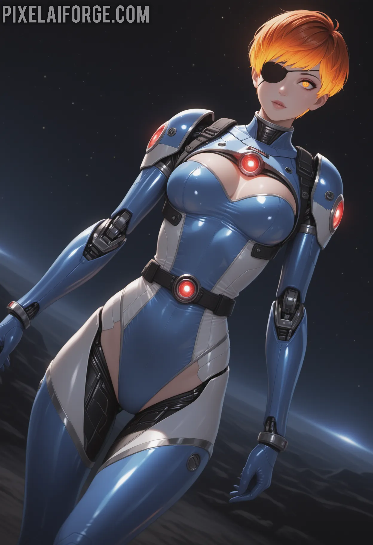 Black-Sandy-Jackmon-with-Big-Tits-Wearing-Yellow-Lingerie-in-Bed_7