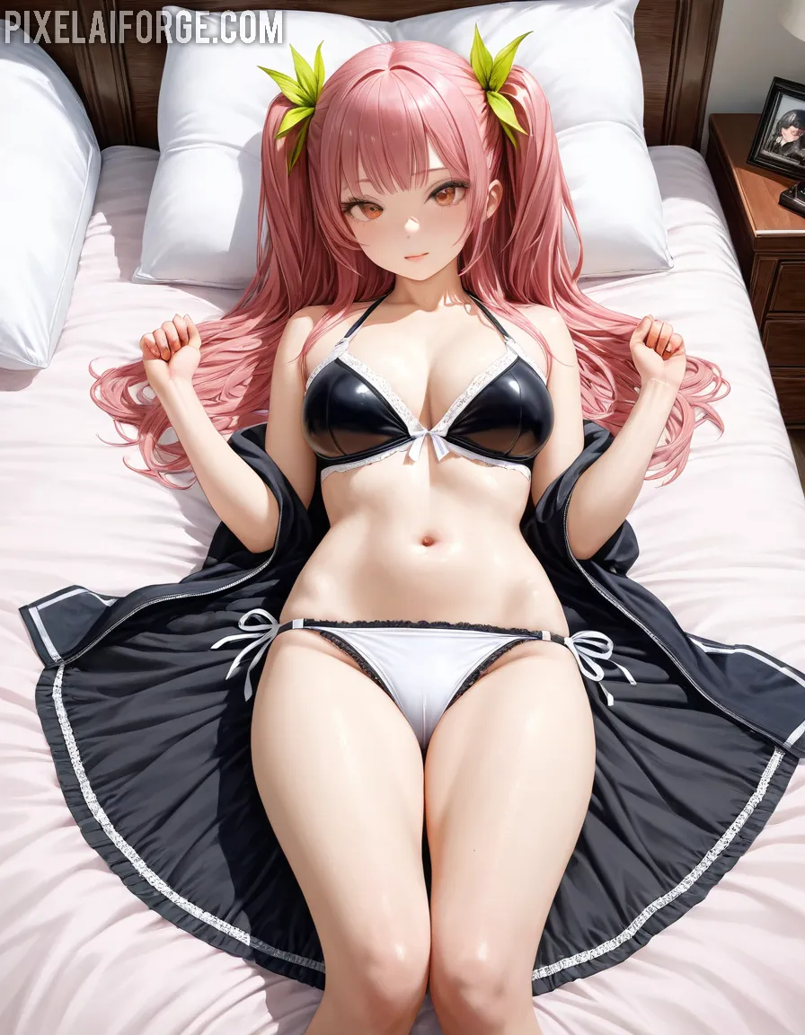 Chica-asiatica-Lulu-Chu-con-cono-mojado-llevando-medias_4