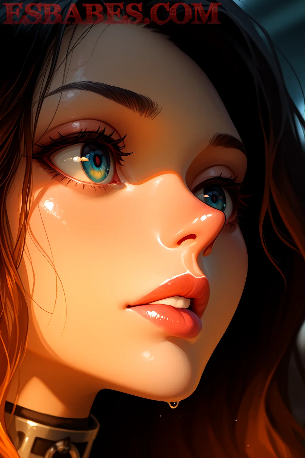 Chica-asiatica-Lulu-Chu-con-cono-mojado-llevando-medias_5