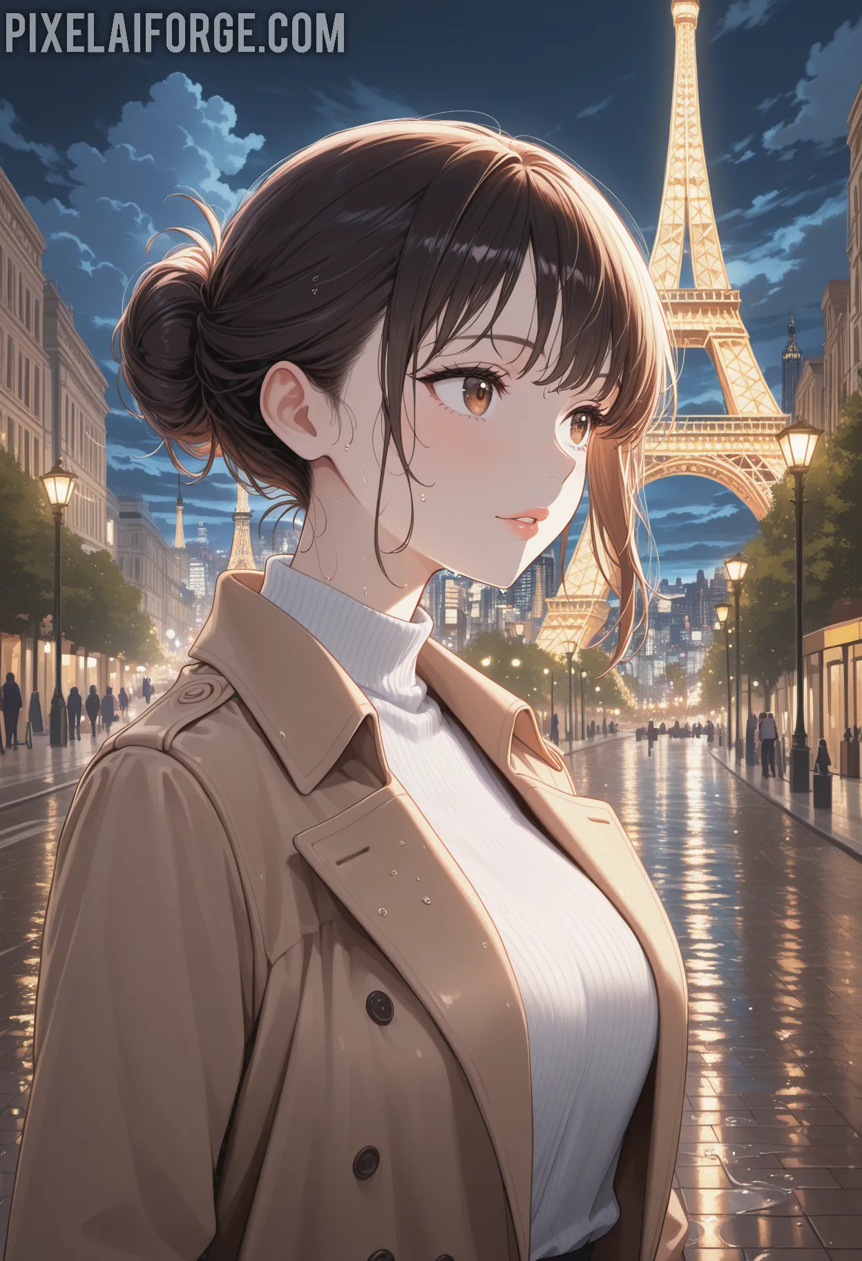 Chica-asiatica-Lulu-Chu-con-cono-mojado-llevando-medias_6