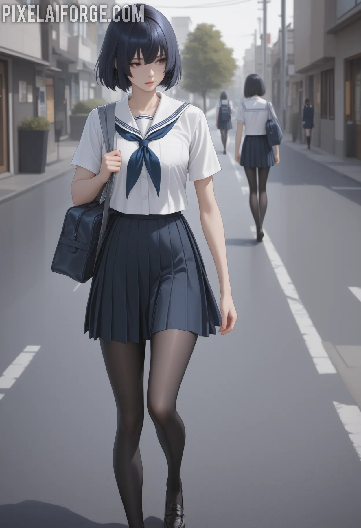 Chica-asiatica-Pearl-llevando-tanga-de-perlas-en-la-oficina_4