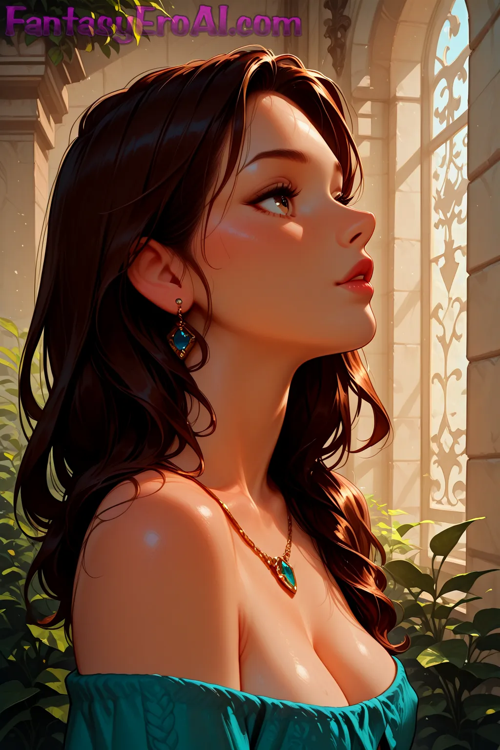 Ariadna-Majewska-Vestido-Azul-Sensual-Posado_9