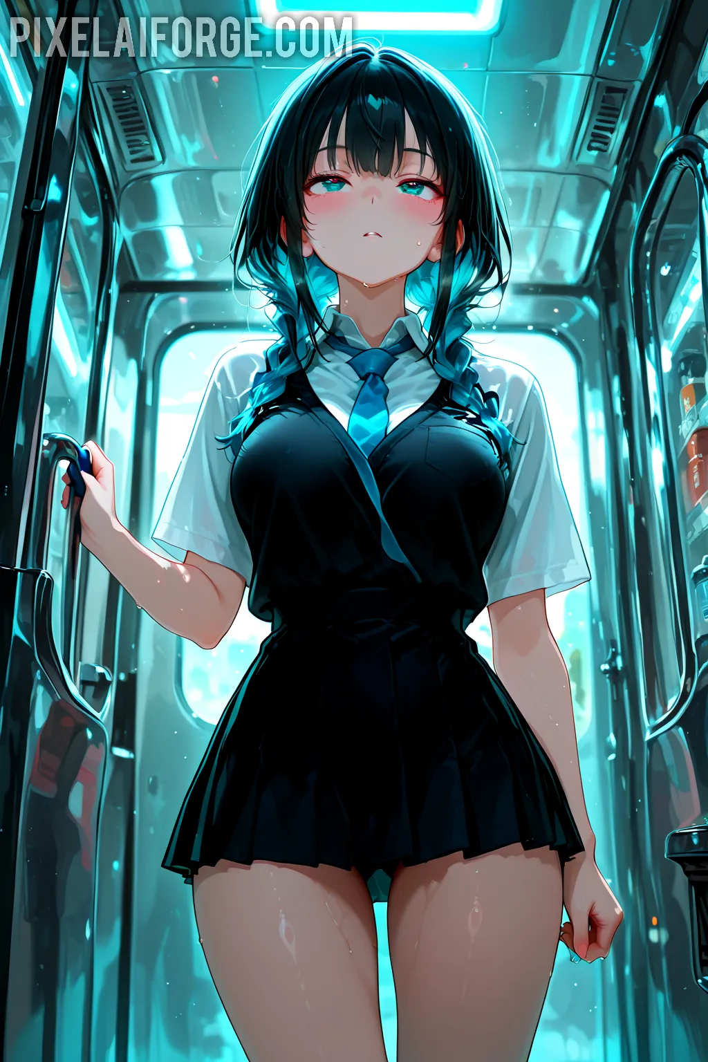 Ashley-Bulgari-Looks-Melting-Hot-In-Tight-Fishnets_4