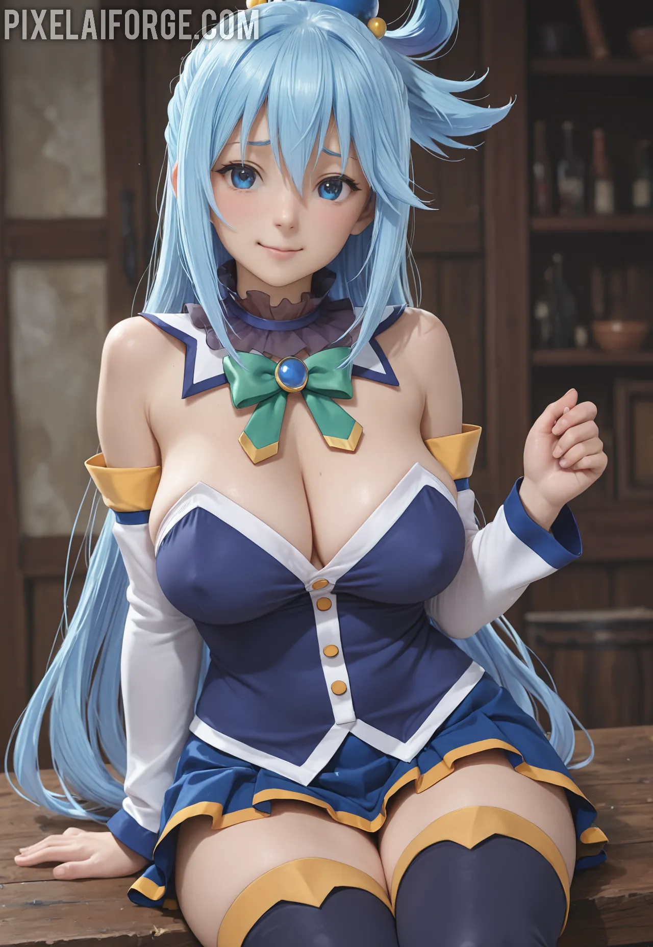 Chocolate-Naked-Girl-At-Home_3