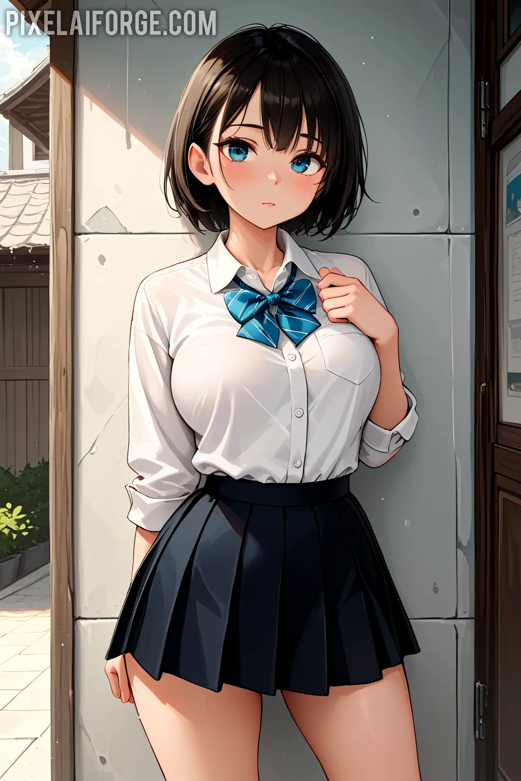 Hermosa-Morena-En-Vestido-Verde_3