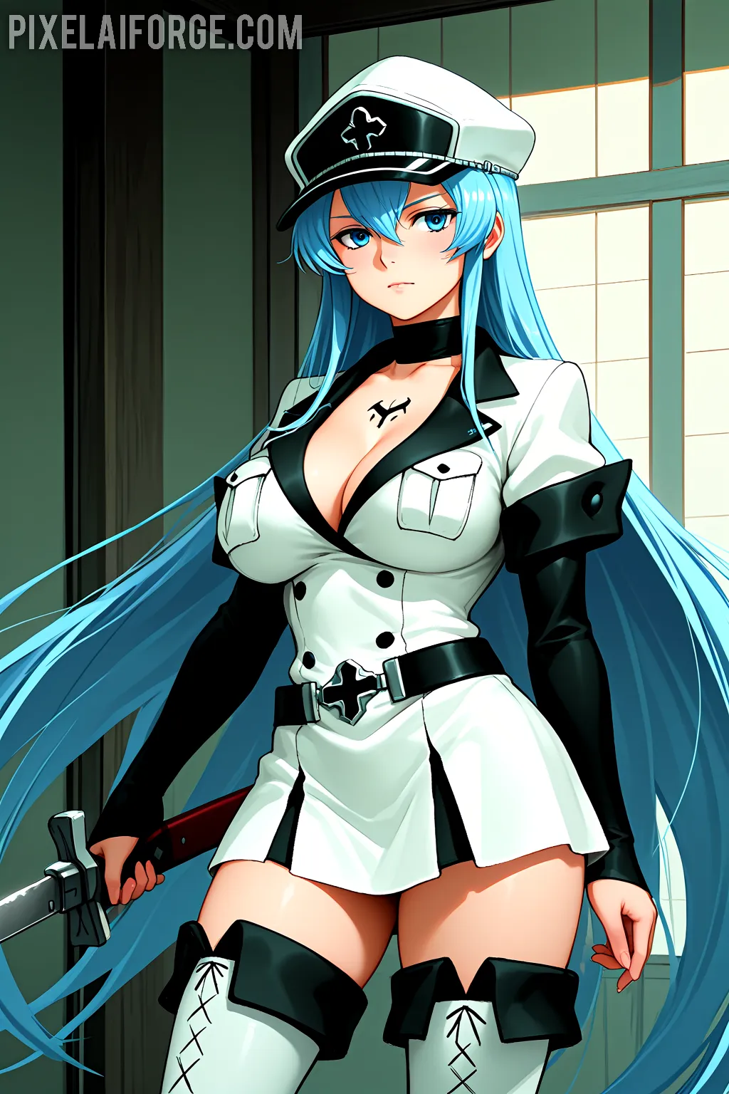 Jill-Pink-Net-Dress-Big-Boobs_7