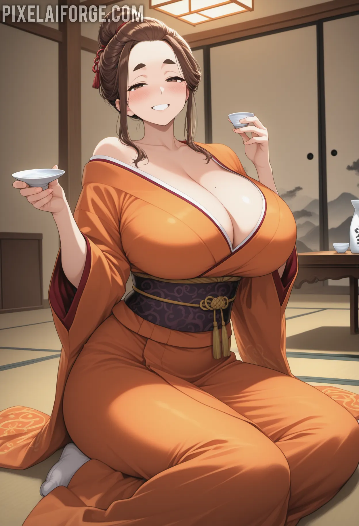 Joven-negra-apasionada-con-senos-grandes-y-shorts_2