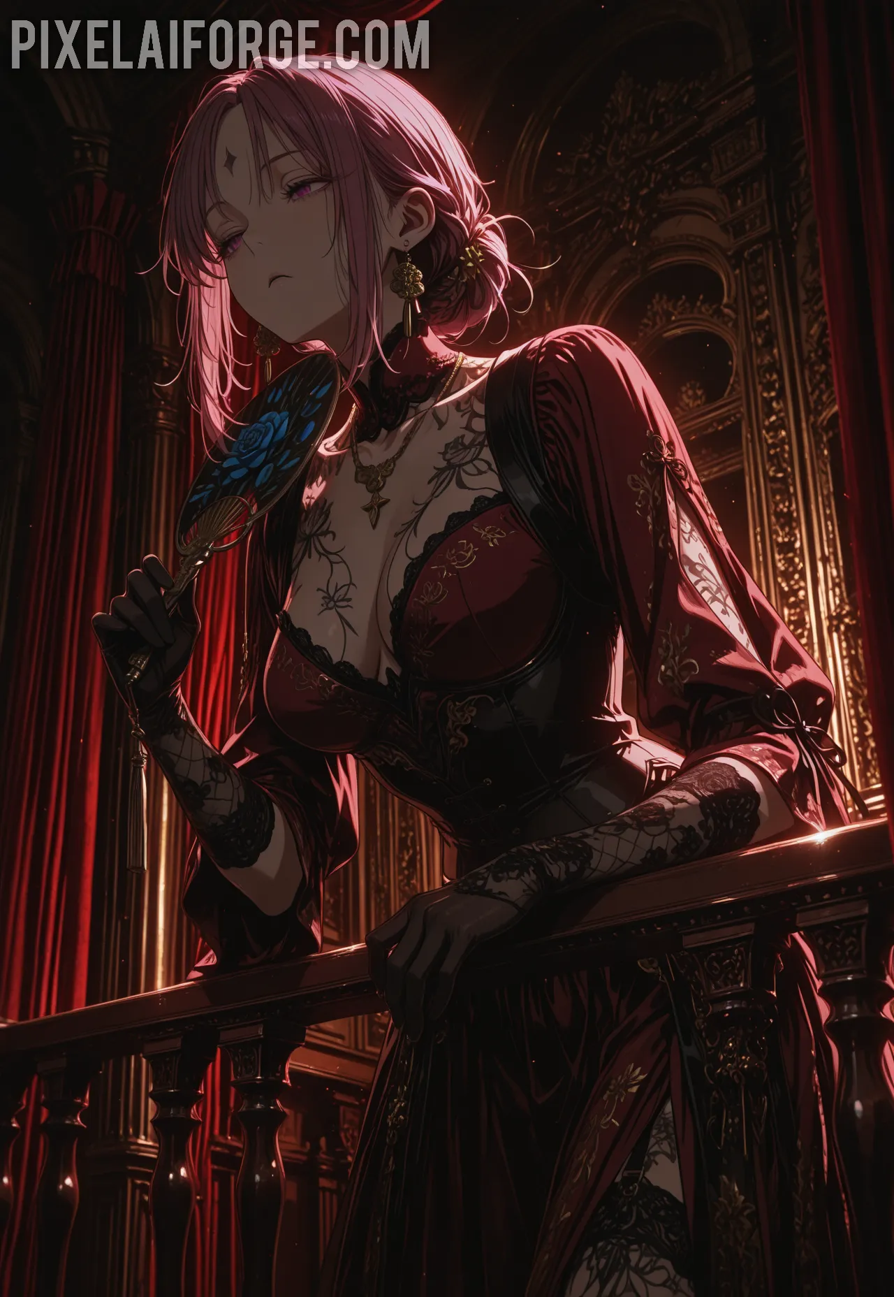 Modelo-Desnuda-En-Su-Coche-Retro_4