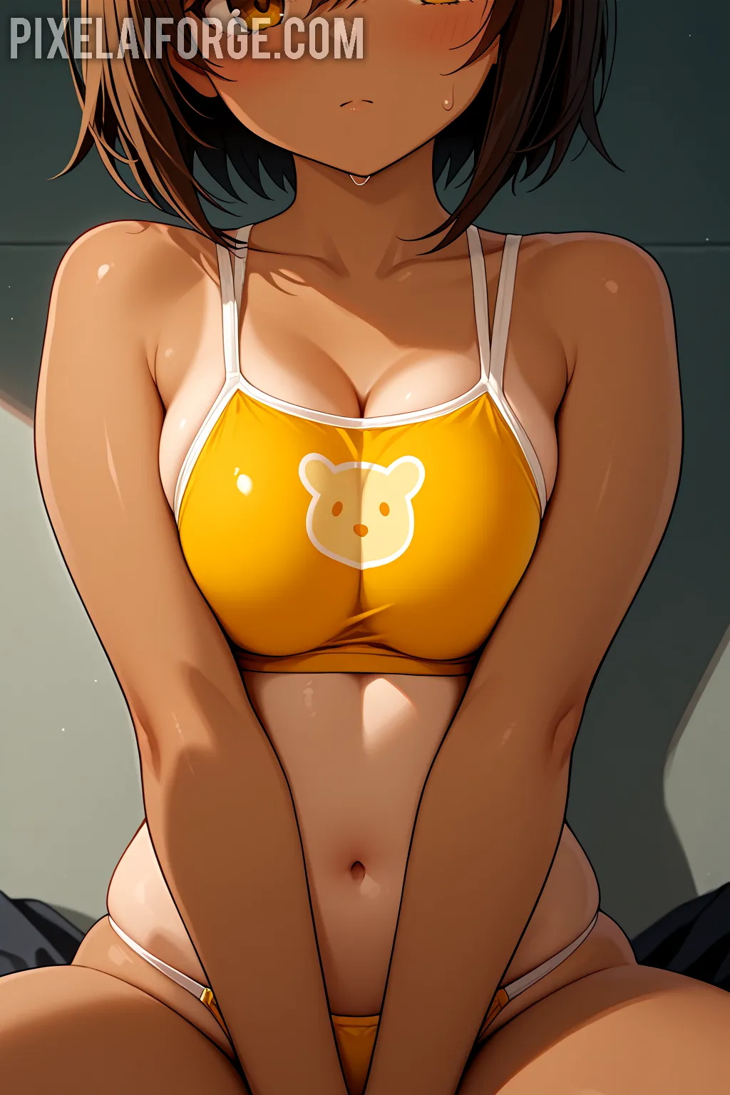 Morena-Adolescente-En-Tanga-Rosa_8