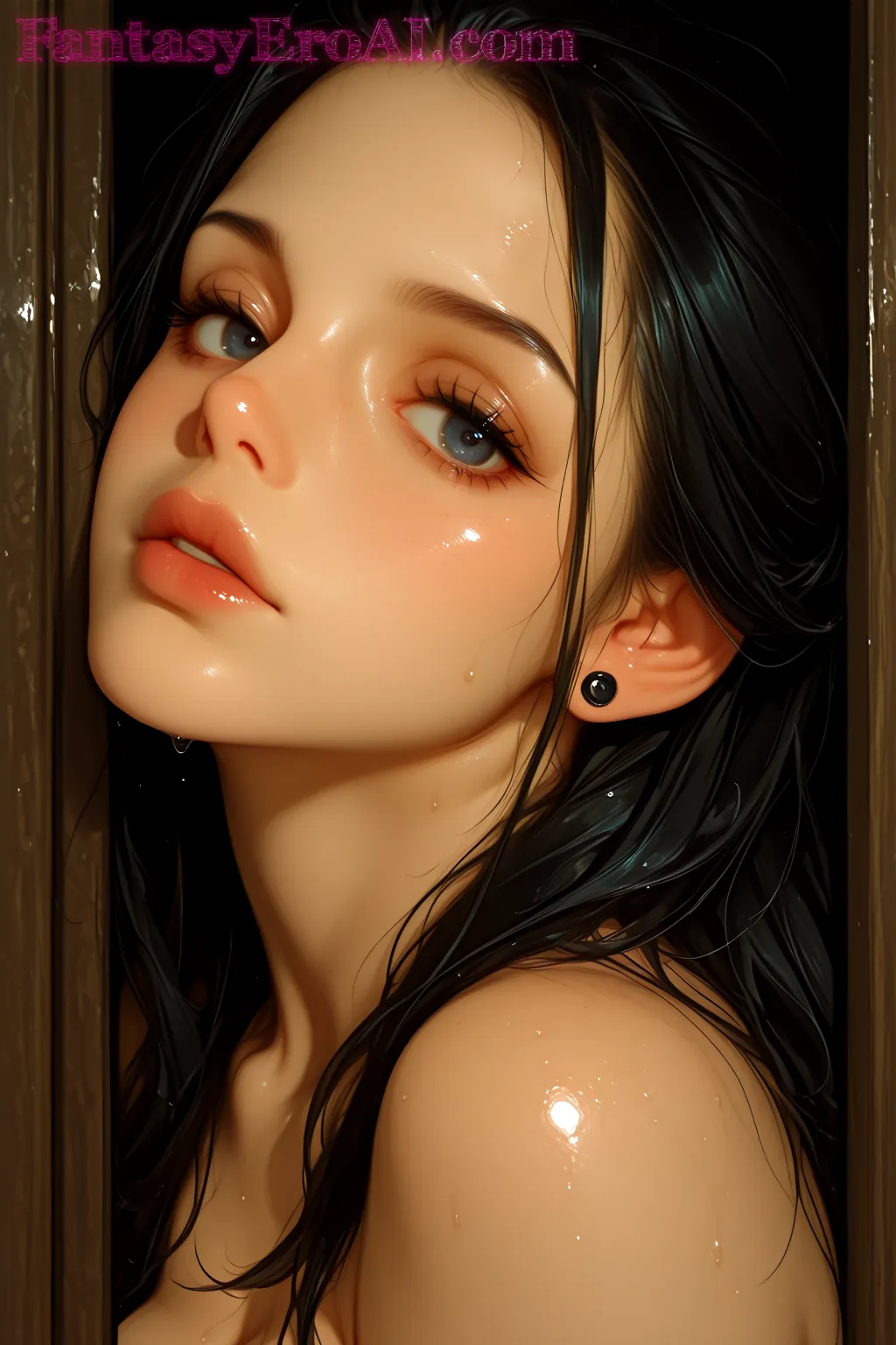 Nena-Tetona-Afeitada-Sybille-Con-El-Cono-Abierto-Usando-Lenceria-Negra_6