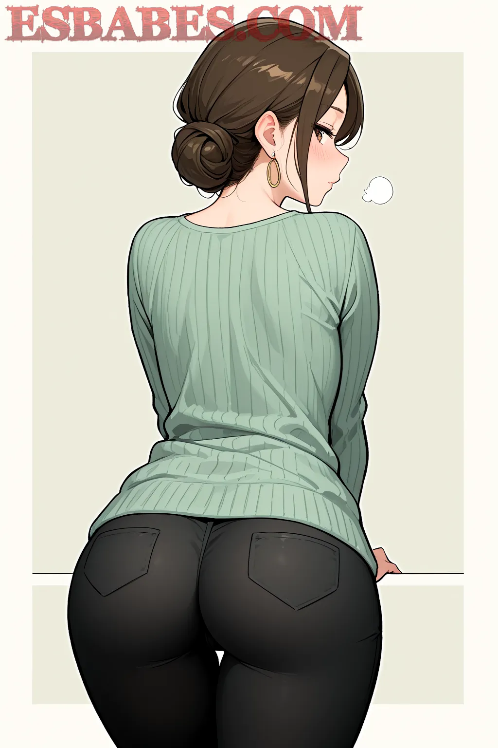 Rubia-De-Falda-Corta-Muestra-Su-Cono_1