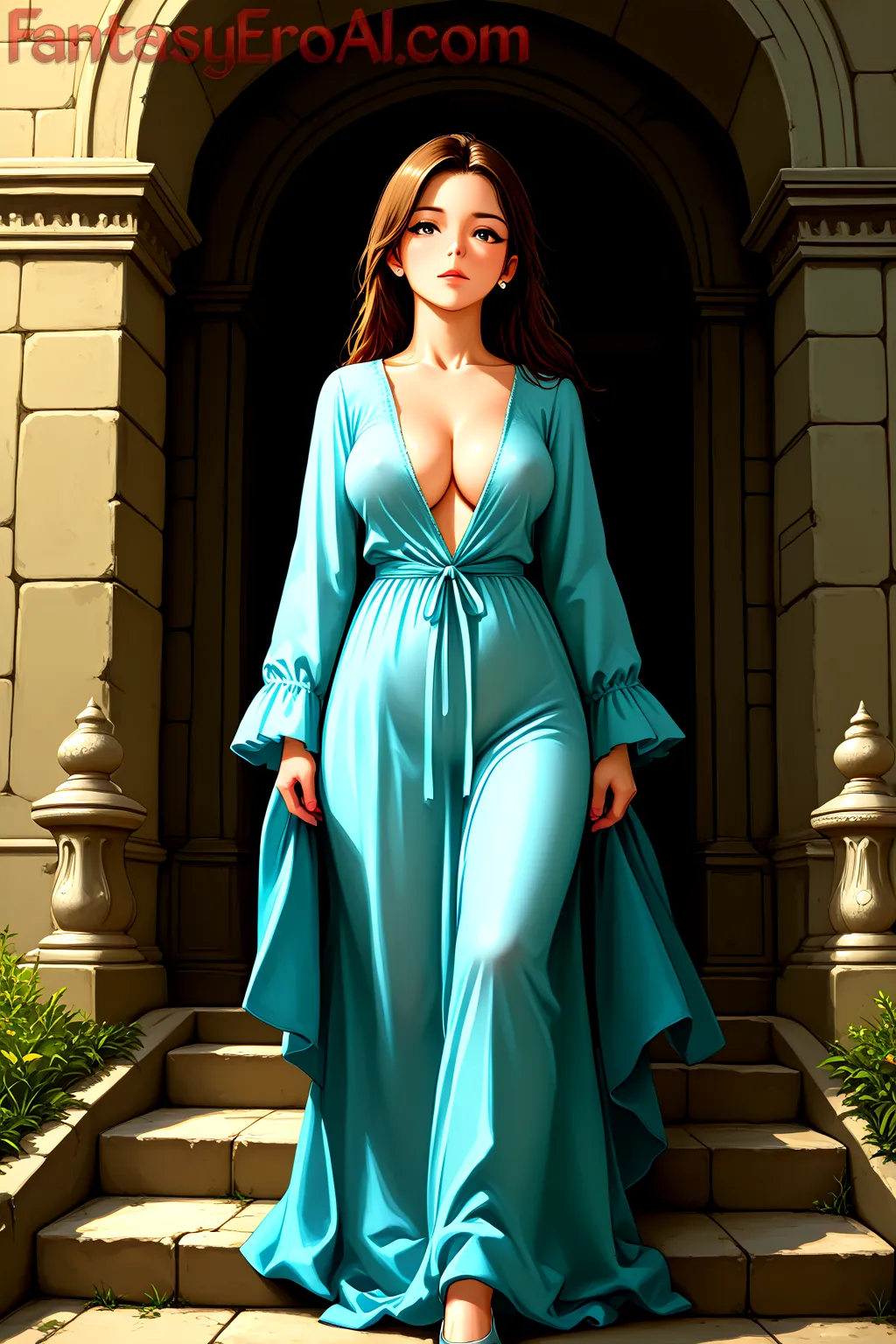 Una-Rubia-Madura-En-Yoga-Pantis_8