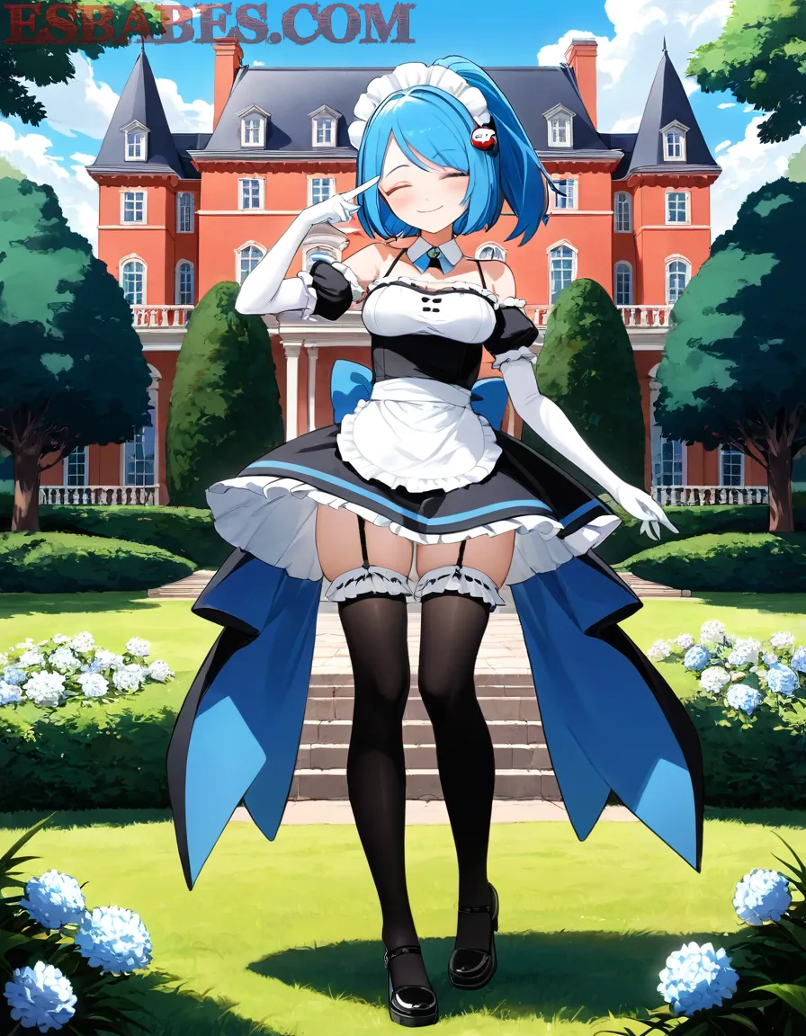 Descubre el Encanto del Anime con Chicas Maid en Escenarios Clásicos