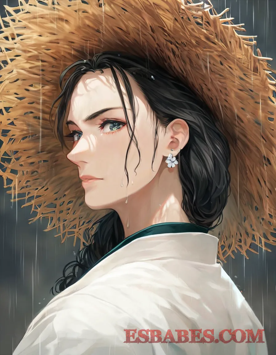 Samurai solitario en la lluvia – Arte dramático anime