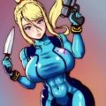 Samus Aran estilo fanart una versión provocativa que conquista Internet