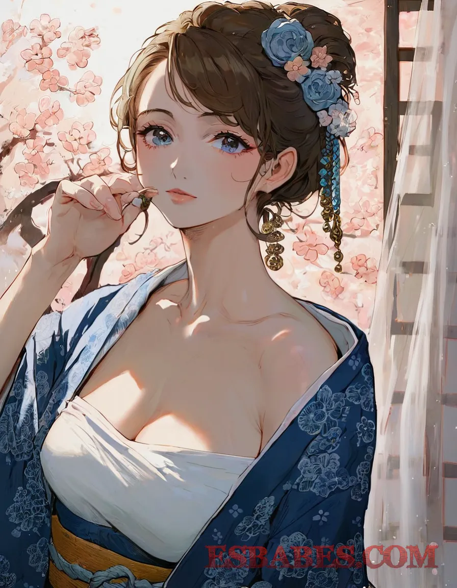 Arte erótico de Blonde Hot Lesbian generado por IA