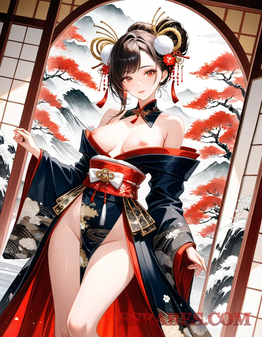 Arte erótico de Chicas Nude De Instagram Once generado por IA