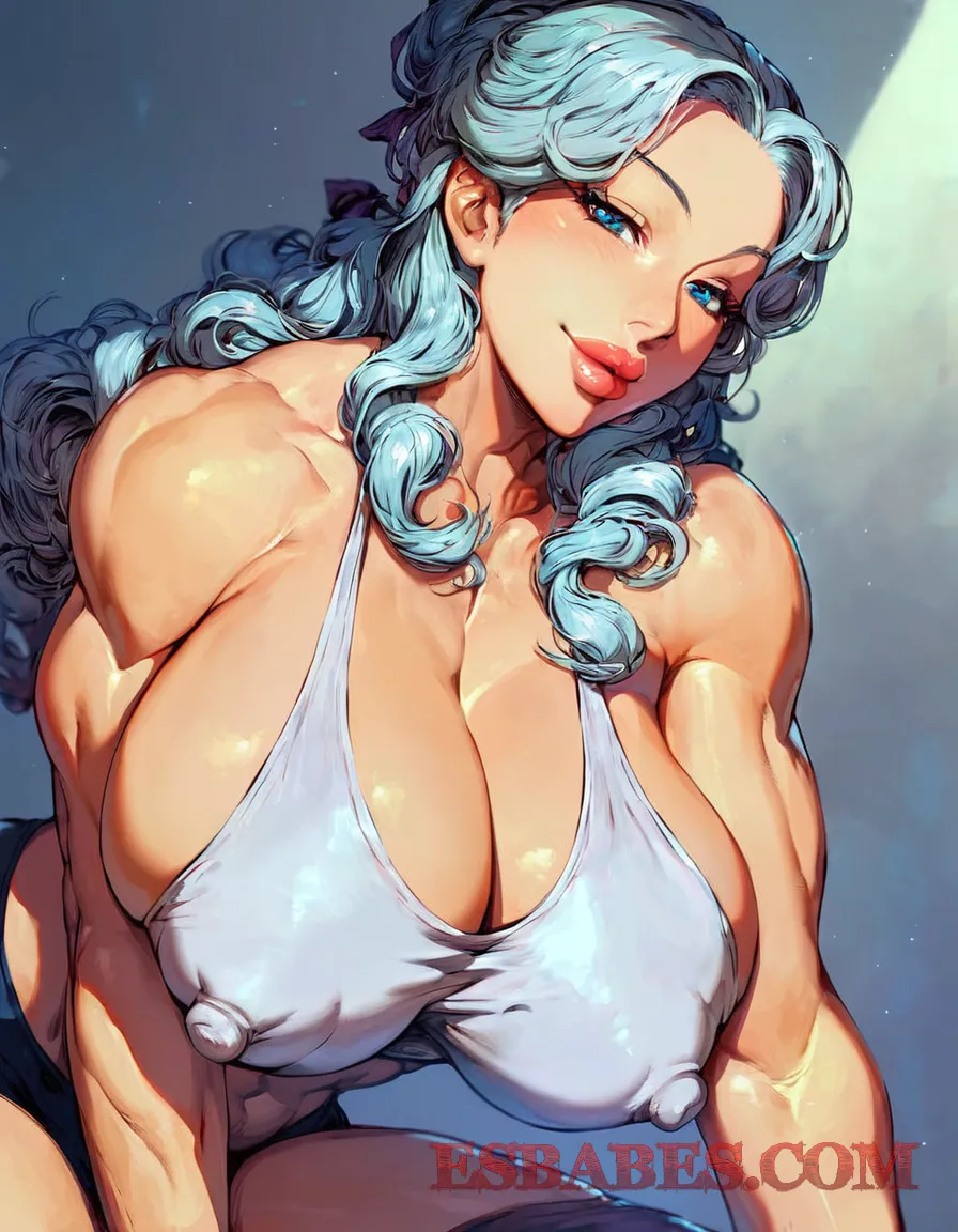 Arte erótico de Joey Fisher Skinny Babes Big Boobyes 2 generado por IA