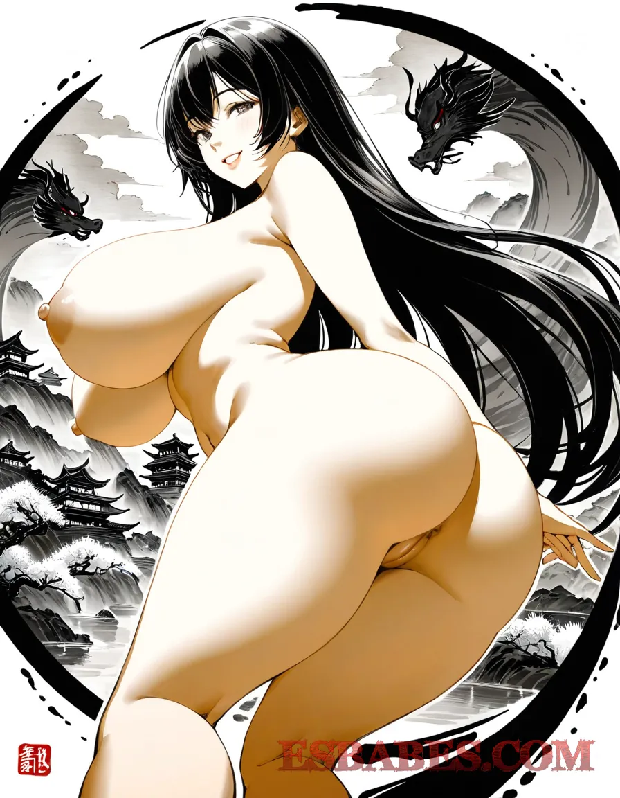 Arte erótico de The Hottest Vintage Women Revealing Herself Online generado por IA