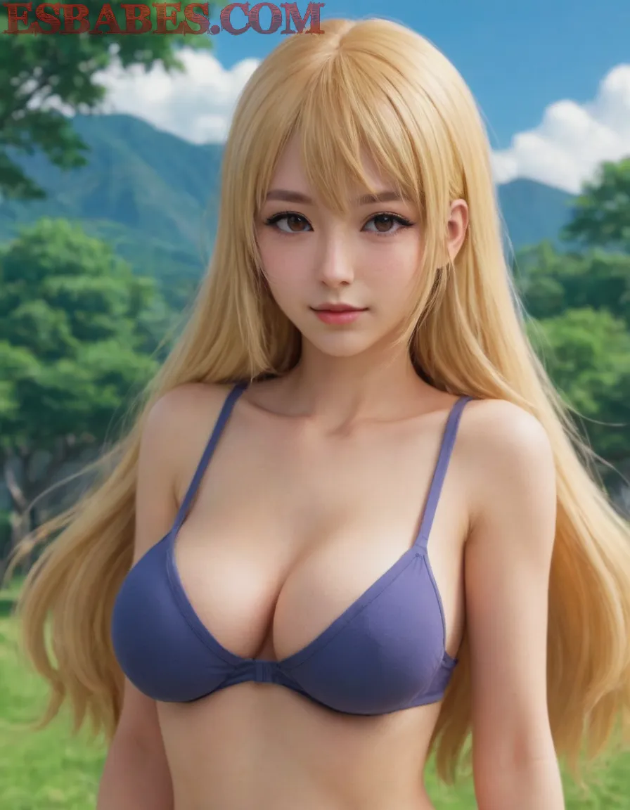 Arte ilustración increíble de Anime Girl Yoasobi Frieren Shonen Oppai generado por IA