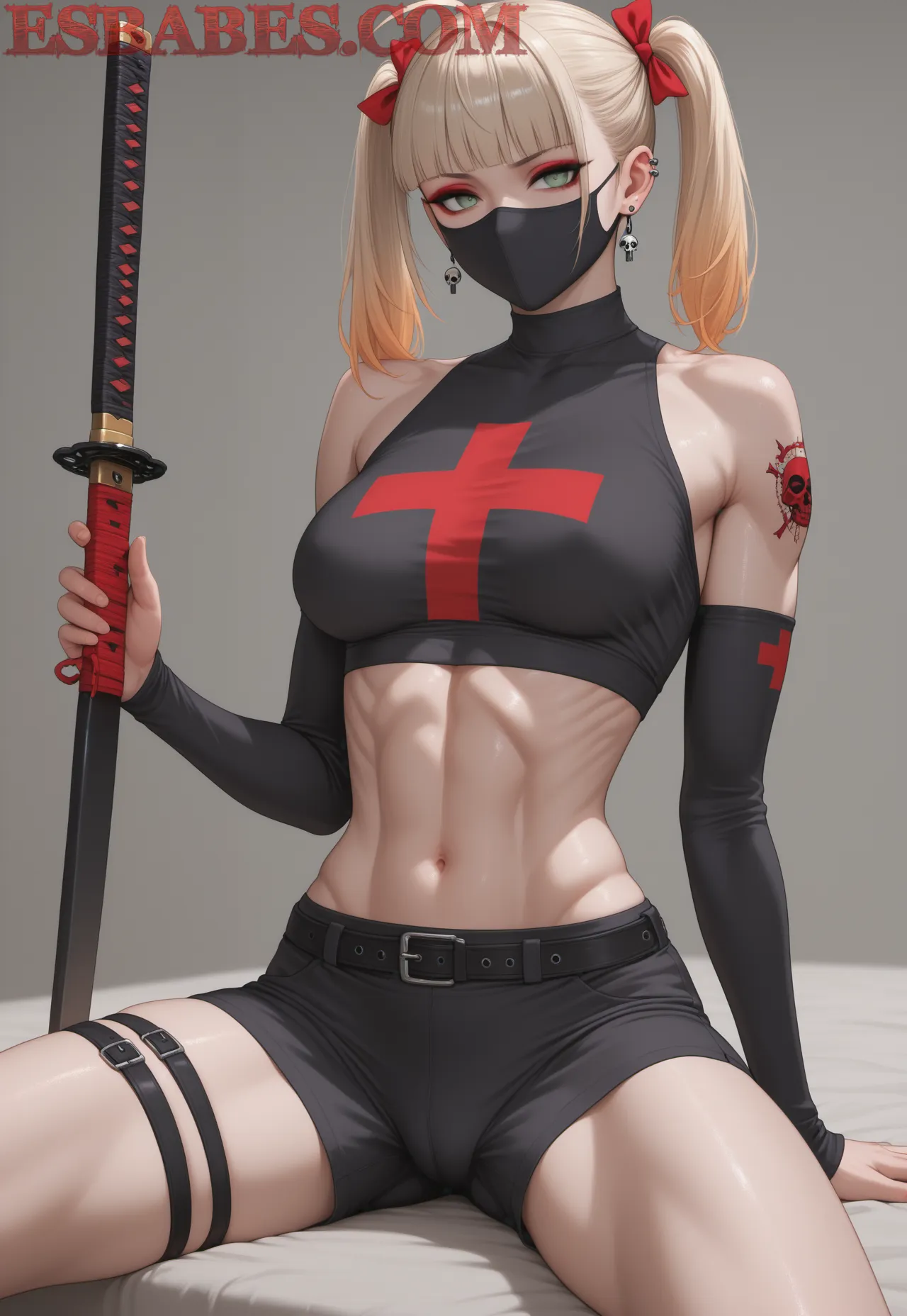 Arte ilustración increíble de Anime Hentai Cosplay Neon Genesis Evangelion Ero generado por IA