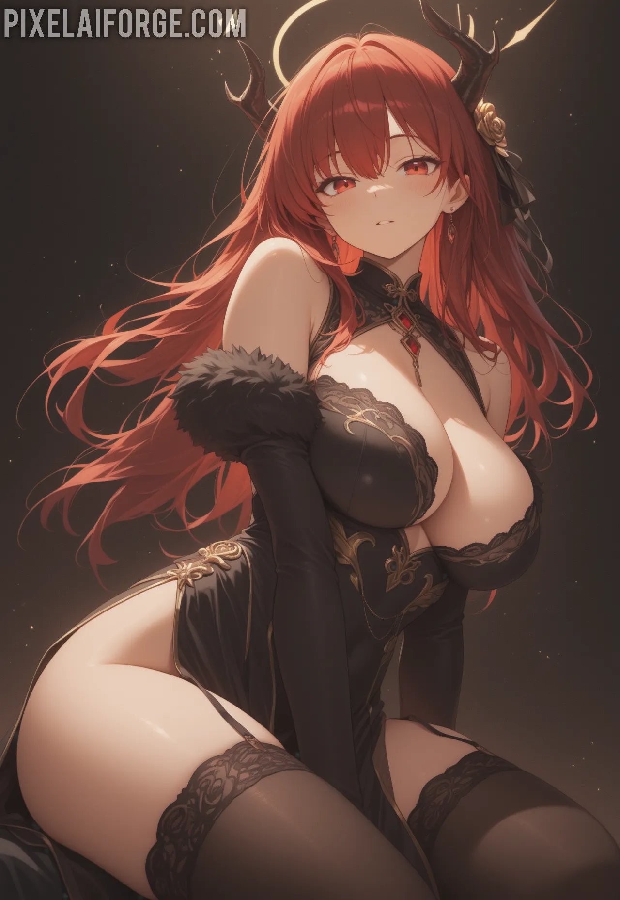 Arte ilustración increíble de Anime Opening New Anime Steins Gate Shoujo Ai Tsundere generado por IA