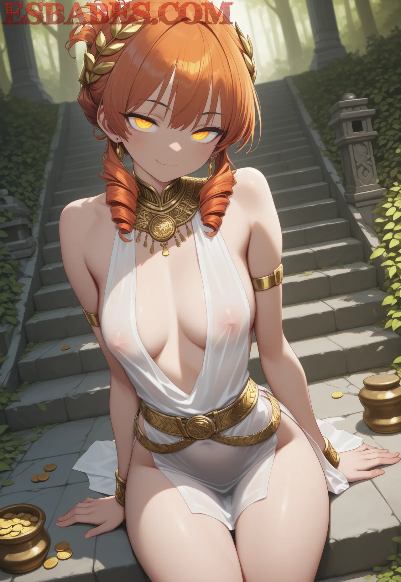 Arte ilustración increíble de Apothecary Diaries Bara Lolicon Moe Anime Ero generado por IA