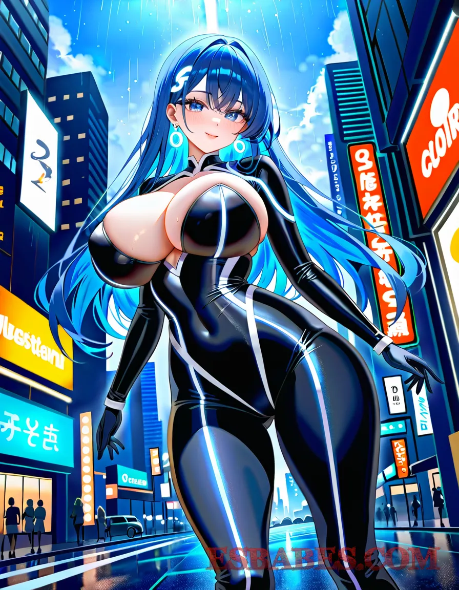 Arte ilustración increíble de Best Anime Hidive Bishoujo Shoujo Ai Tentacle generado por IA