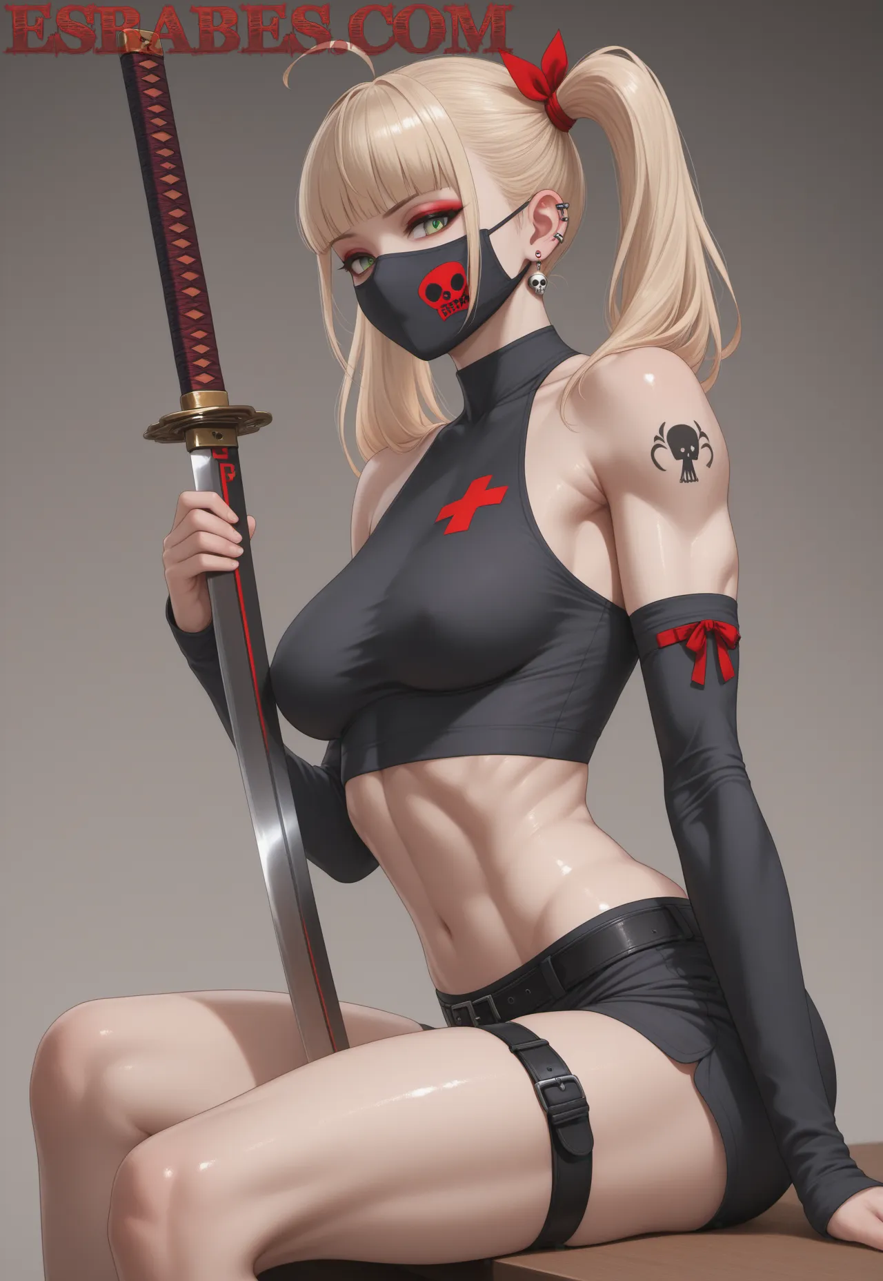 Arte ilustración increíble de Solo Leveling Anime Opening Eren Yeager Yuri Lolicon generado por IA