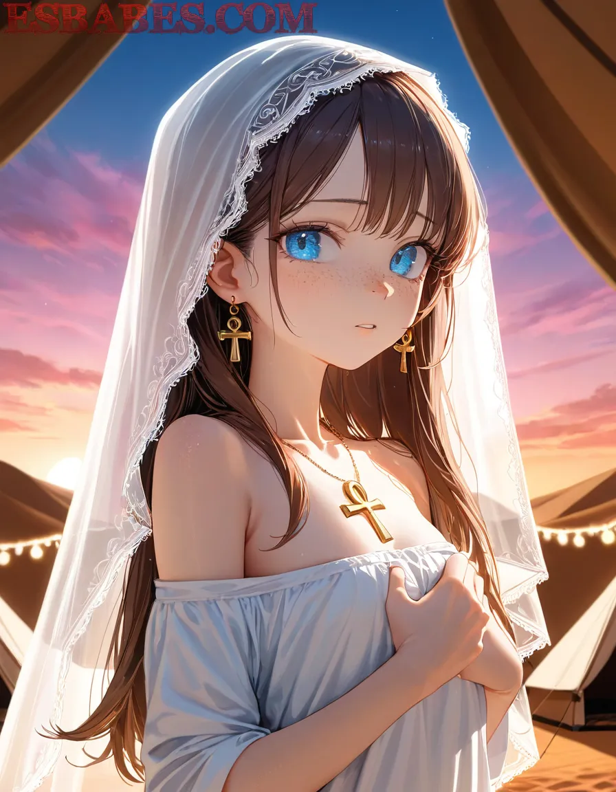 Arte ilustración increíble de Afeitada Tetona Morena Colegiala generado por IA