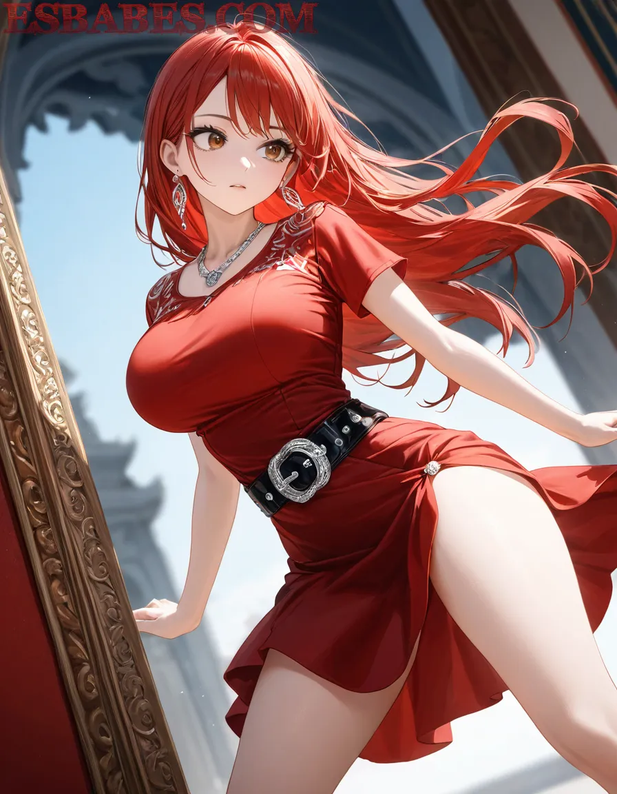 Arte ilustración increíble de Angmy Desnuda En La Banera generado por IA