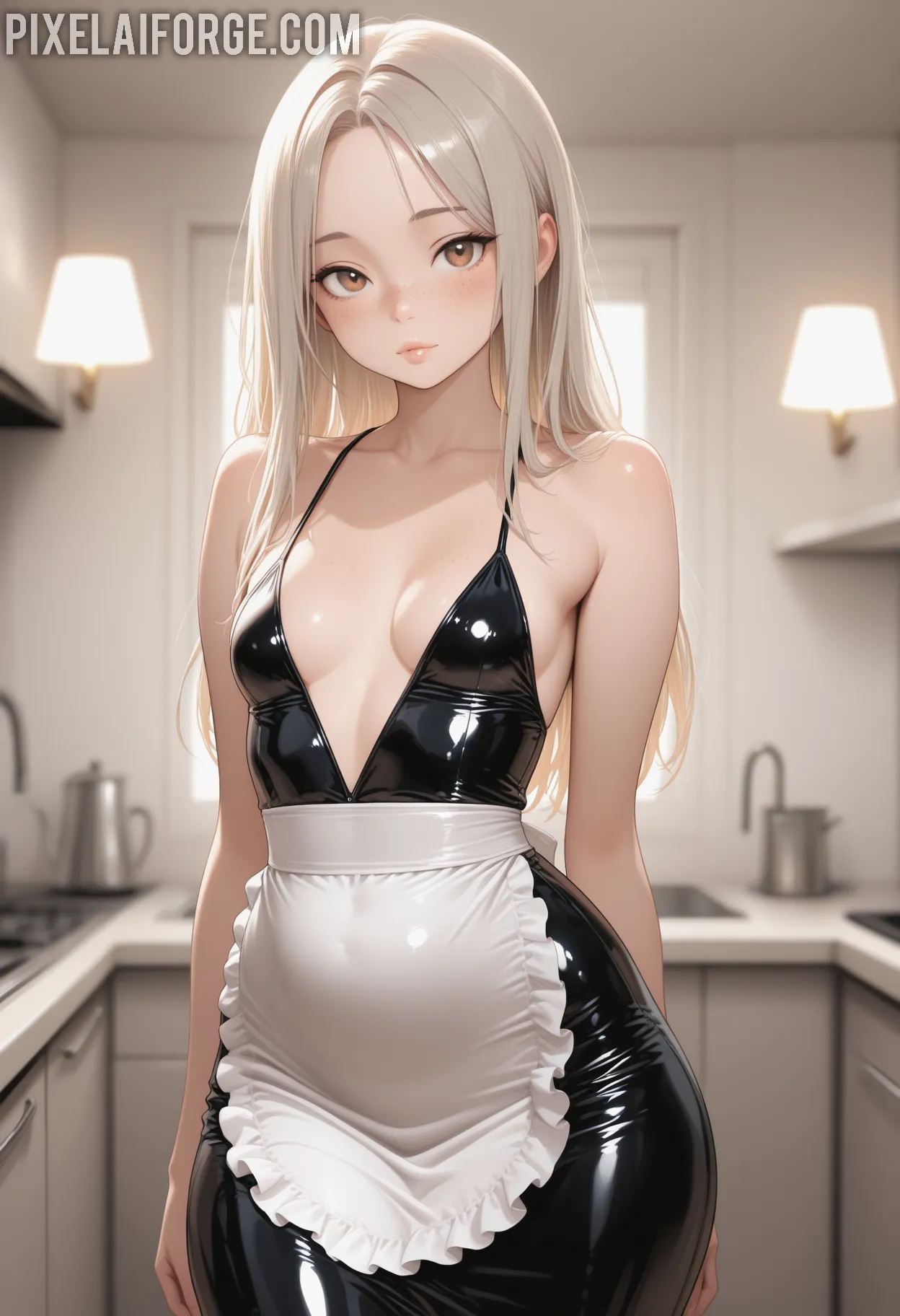 Arte ilustración increíble de Anime 2025 Bishoujo Shoujo Ai Harem Reverse Harem generado por IA