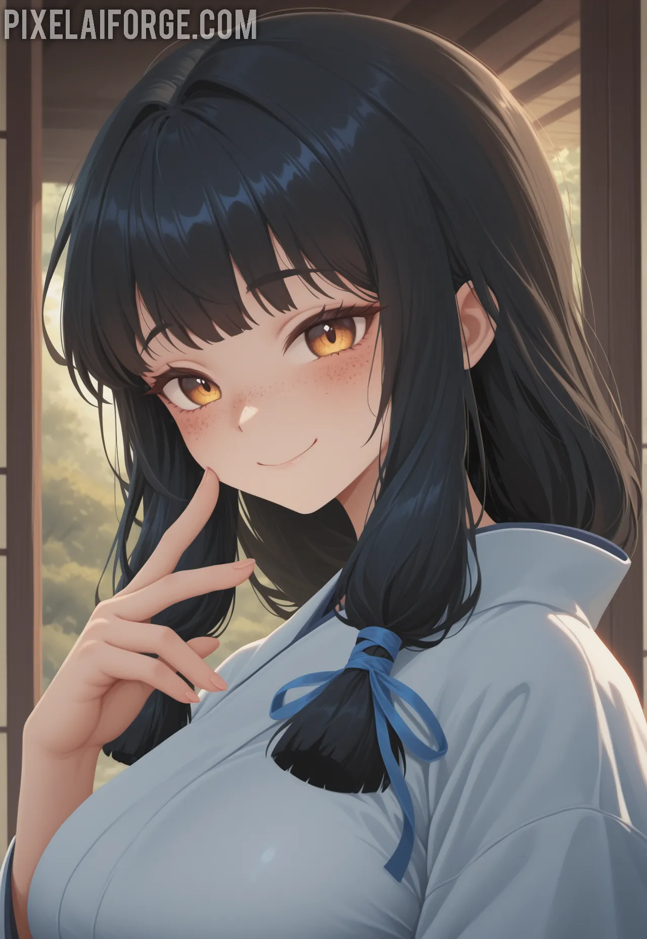 Arte ilustración increíble de Anime 2025 Neon Genesis Evangelion Bishounen Kemonomimi Shounen Ai generado por IA