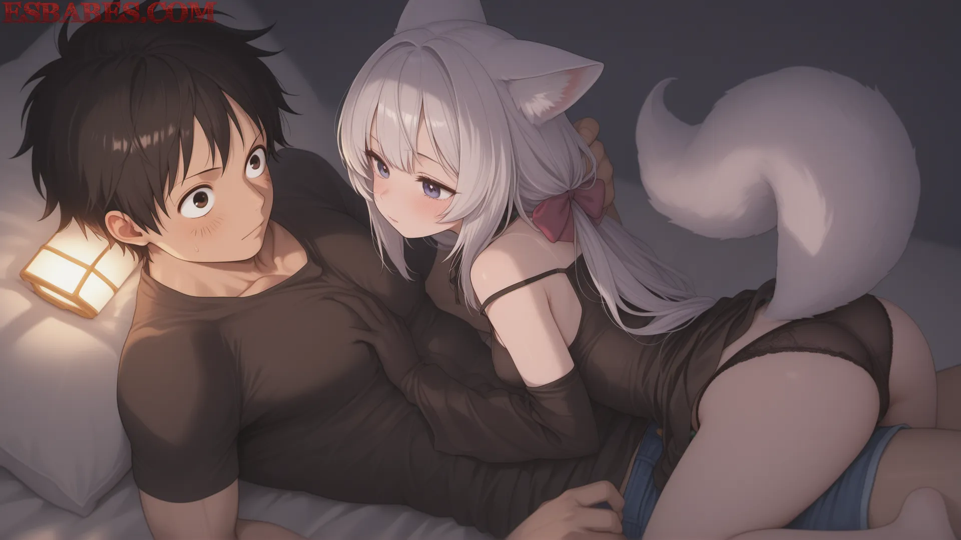 Arte ilustración increíble de Anime Anime Games Yoasobi Moe Tsundere generado por IA