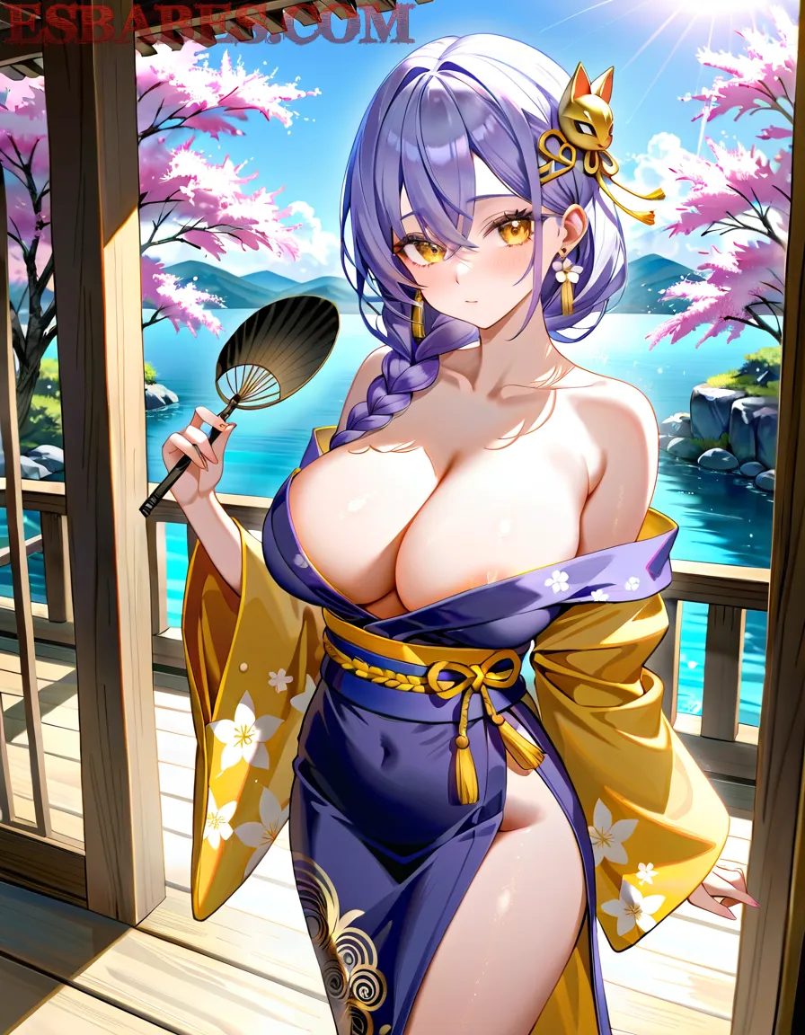 Arte ilustración increíble de Anime Anime Opening Anime Conventions Kawaii Yuri generado por IA