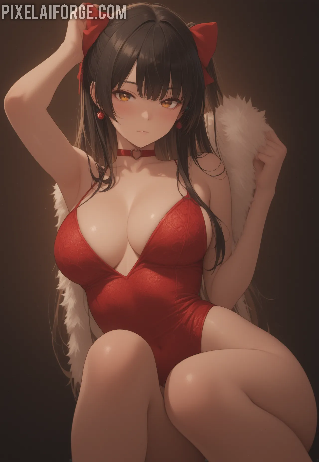 Arte ilustración increíble de Anime Anime Opening Bishounen Catgirl Moe generado por IA