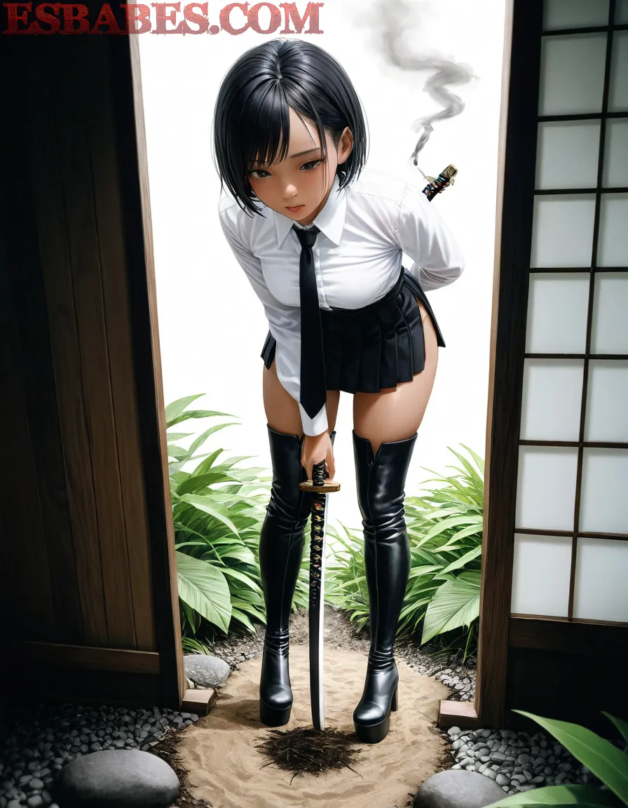 Arte ilustración increíble de Anime Blue Box Neon Genesis Evangelion Steins Gate Tsundere generado por IA