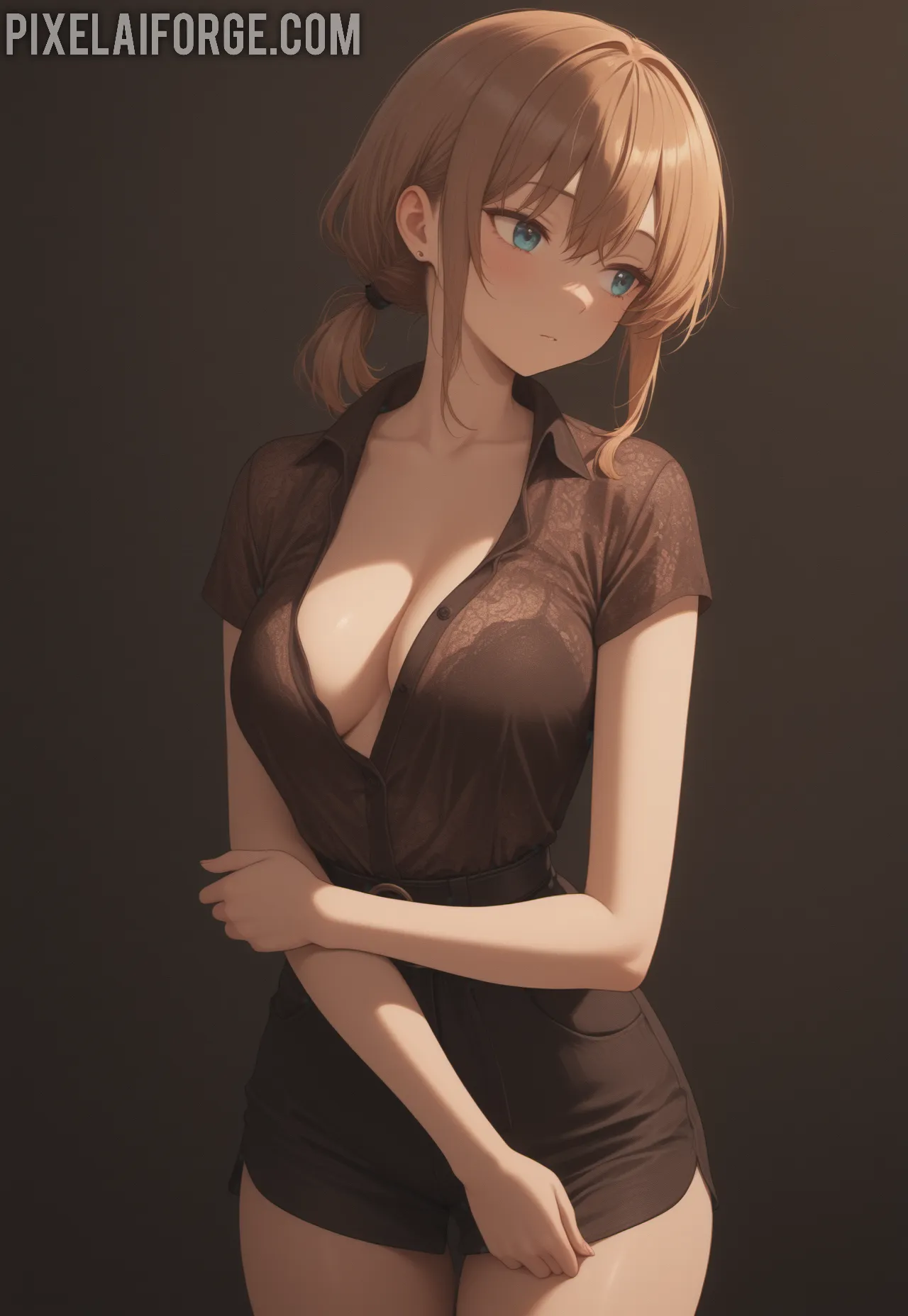 Arte ilustración increíble de Anime Characters Anime Dubbed Anime Merch Oppai Lolicon generado por IA