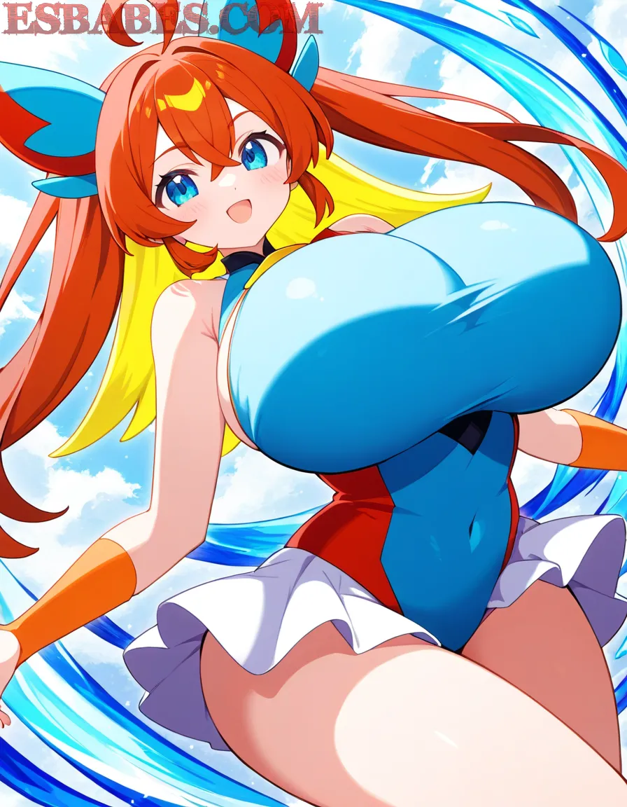 Arte ilustración increíble de Anime Dubbed Chainsaw Man Oppai Shotacon Maid generado por IA