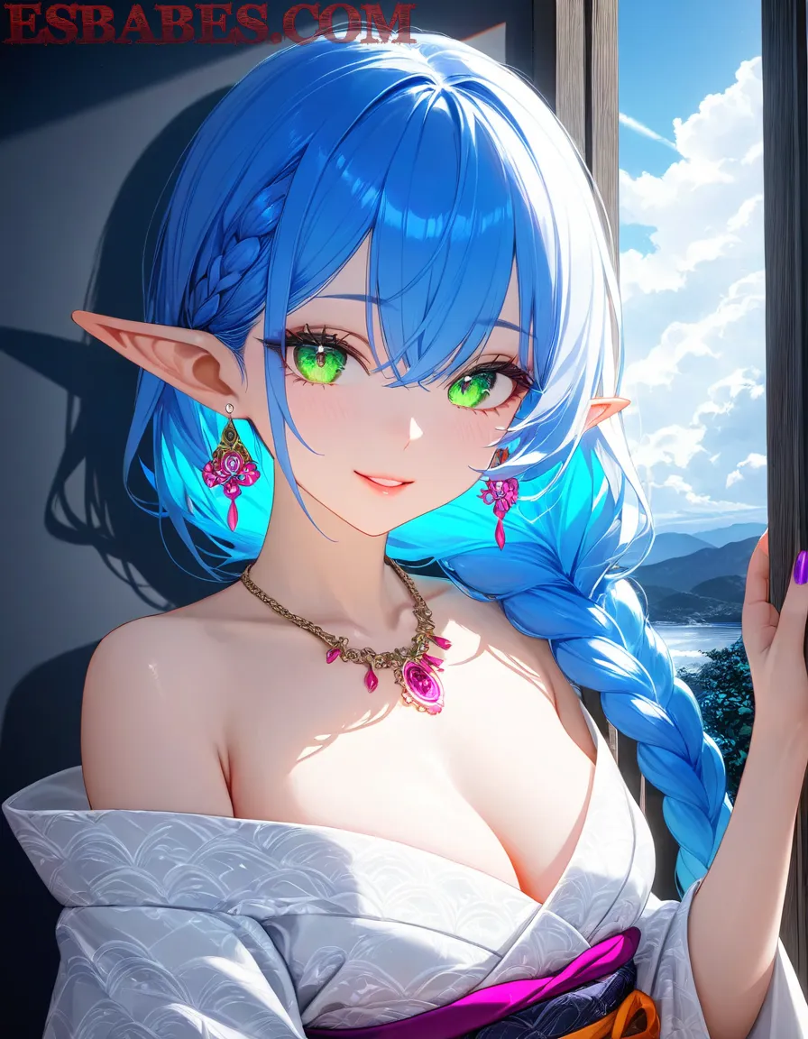 Arte ilustración increíble de Anime Edit Frieren Death Note Reverse Harem Tentacle generado por IA