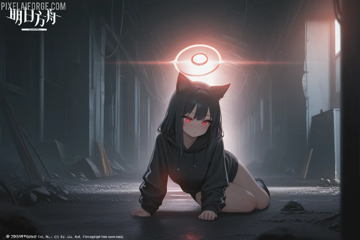 Arte ilustración increíble de Anime Edit Lazarus Goku Anime Music Shounen Ai generado por IA